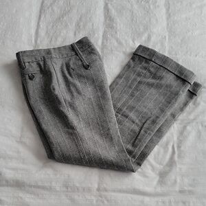 Gap Grey Wool Pinstripe Dress Pants